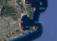 Целодневно морско изживяване: La Roca + Фидониси - карта